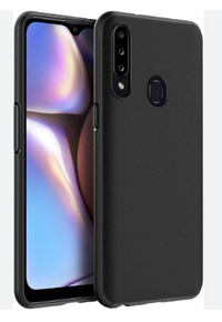 Silicone Case for Samsung Galaxy A20s - Black