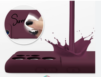 Silicone Case for Samsung Galaxy S21 Ultra - Burgundy