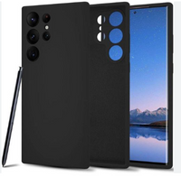 Silicone Case for Samsung Galaxy S22 Ultra - Black