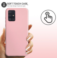 Silicone Case for Samsung Galaxy A71 - Pink