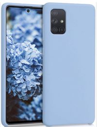Silicone Case for Samsung Galaxy A71 - Blue
