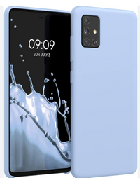 Silicone Case for Samsung Galaxy A51 - Blue