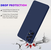 Silicone Case for Samsung Galaxy A72 - Blue