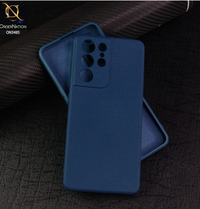 Silicone Case for Samsung Galaxy S21 Ultra - Blue