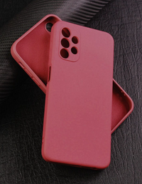 Silicone Case for Samsung Galaxy A72 - Burgundy