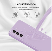 Silicone Case for Samsung Galaxy S21 Plus - Purple