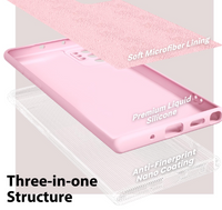 Silicone Case for Samsung Galaxy Note 10 - Pink