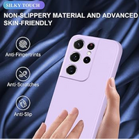 Silicone Case for Samsung Galaxy S21 Ultra - Purple