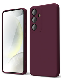 Silicone Case for Samsung Galaxy S24+ - Burgundy