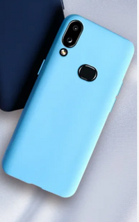 Silicone Case for Samsung Galaxy A10s - Blue
