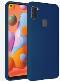 Silicone Case for Samsung Galaxy A11 - Blue