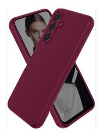 Silicone Case for Samsung Galaxy A17 - Burgundy