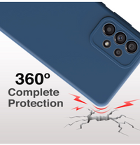 Silicone Case for Samsung Galaxy A73 5G - Blue