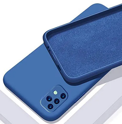 Silicone Case for Samsung Galaxy A52 - Blue