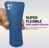 Silicone Case for Samsung Galaxy A02s - Blue