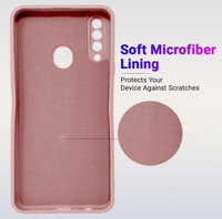 Silicone Case for Samsung Galaxy A20s - Pink