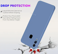 Silicone Case for Samsung Galaxy A20 - Blue
