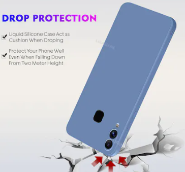 Silicone Case for Samsung Galaxy A20 - Blue