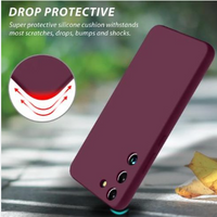 Silicone Case for Samsung Galaxy A56 - Burgundy