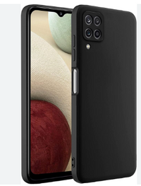 Silicone Case for Samsung Galaxy A12 - Black