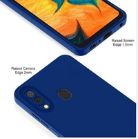 Silicone Case for Samsung Galaxy A20 - Blue