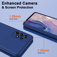 Silicone Case for Samsung Galaxy A52s 5G - Blue