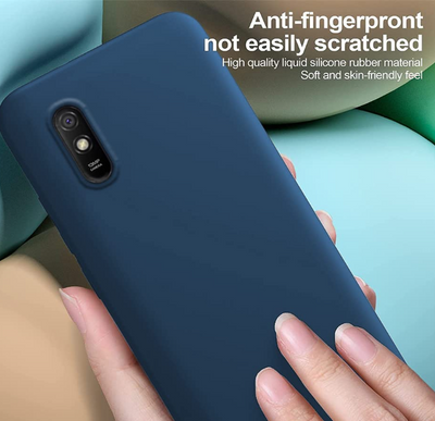 Silicone Case for Xiaomi Redmi 9A - Burgundy