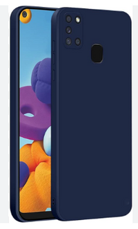 Silicone Case for Samsung Galaxy A21s - Blue