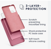 Silicone Case for Samsung Galaxy A73 5G - Pink
