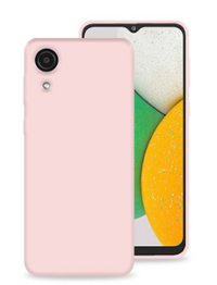 Silicone Case for Samsung Galaxy A03 Core - Pink