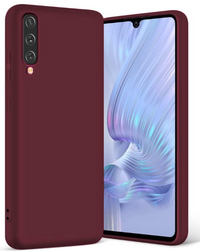 Silicone Case for Samsung Galaxy A50 - Burgundy