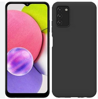 Silicone Case for Samsung Galaxy A03s - Black