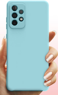 Silicone Case for Samsung Galaxy A52 - Blue