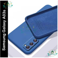 Silicone Case for Samsung Galaxy A03s - Blue