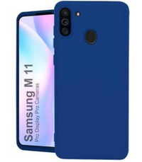 Silicone Case for Samsung Galaxy M11 - Blue