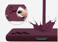 Silicone Case for Samsung Galaxy A32 5G - Burgundy