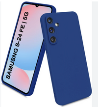 Silicone Case for Samsung Galaxy S24 - Blue