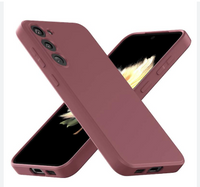 Silicone Case for Samsung Galaxy S24 FE - Burgundy