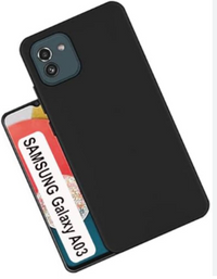 Silicone Case for Samsung Galaxy A03 - Black