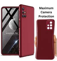 Silicone Case for Samsung Galaxy M31 - Burgundy