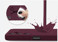 Silicone Case for Samsung Galaxy A25 5G - Burgundy