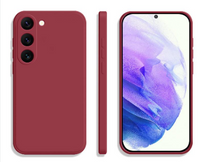 Silicone Case for Samsung Galaxy A55 5G - Burgundy
