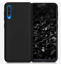 Silicone Case for Samsung Galaxy A30s - Black