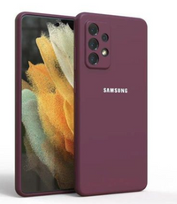 Silicone Case for Samsung Galaxy A53 5G - Burgundy