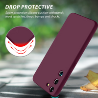 Silicone Case for Samsung Galaxy S24 - Maroon