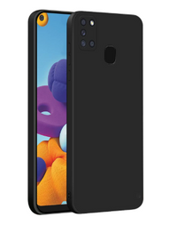 Silicone Case for Samsung Galaxy A21s - Black