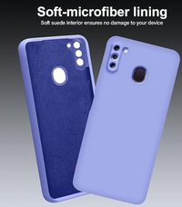 Silicone Case for Samsung Galaxy M11 - Blue