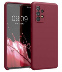 Silicone Case for Samsung Galaxy A52 - Burgundy