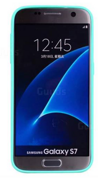 Silicone Case for Samsung Galaxy S7 Edge - Blue