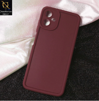 Silicone Case for Samsung Galaxy A06 - Burgundy